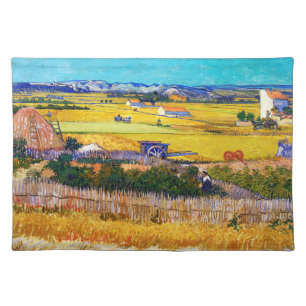 Autumn Countryside, Van Gogh Cloth Placemat