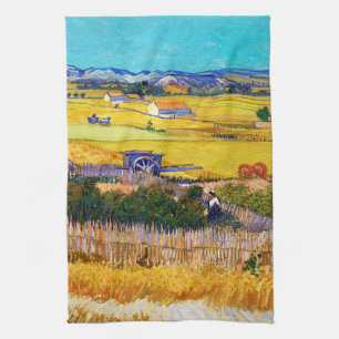 Autumn Countryside, Van Gogh Kitchen Towel