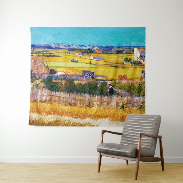 Autumn Countryside, Van Gogh Tapestry (In Situ (Horizontal))