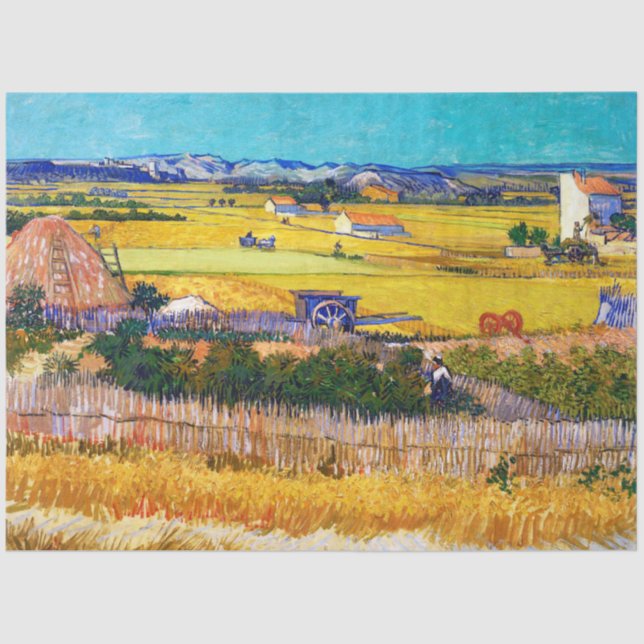 Autumn Countryside, Van Gogh Tissue Paper (Front)