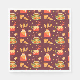 Autumn Cozy Pumpkin Spice Napkins