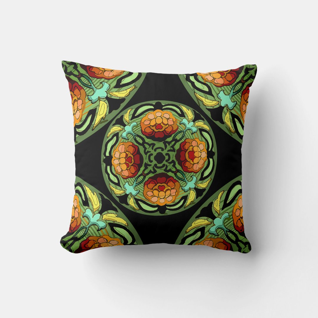 Autumn Craftsman Garden (20"x20" Pillow) Throw Pillow Zazzle