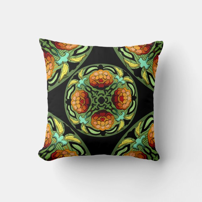 Autumn Craftsman Garden (20"x20" Pillow) Throw Pillow (Front)