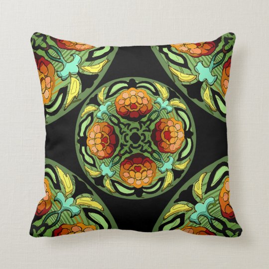 Autumn Craftsman Garden (20"x20" Pillow) Throw Pillow