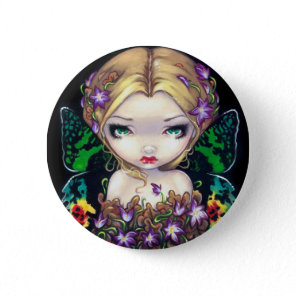 "Autumn Crocus Fairy" Button