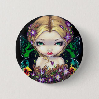 "Autumn Crocus Fairy" Button