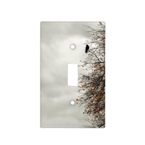 Autumn Crow In Tree Light Switch Cover