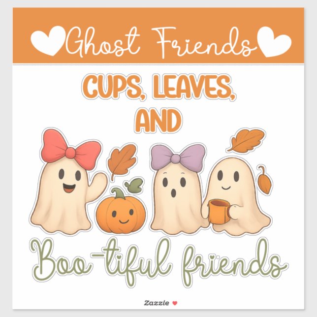 Autumn Cups, Leaves & Boo-tiful Companions Sticker (Sheet)