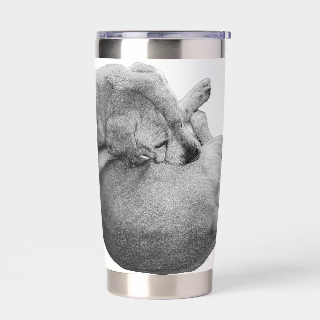 Autumn Curl of Calm Insulated Tumbler (Left)