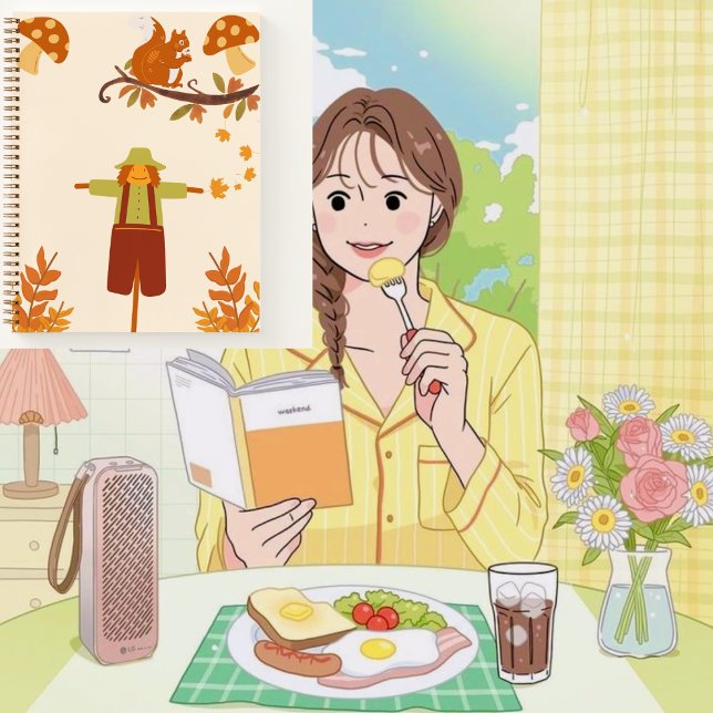 Autumn cute 🤎🍪 notebook (Creator Uploaded)