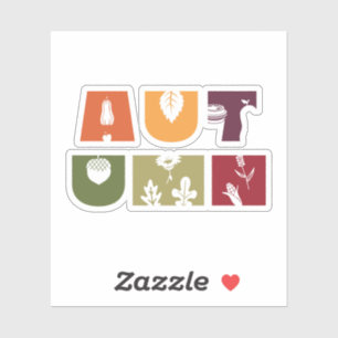 Autumn Cutouts - Fall Apparel Sticker