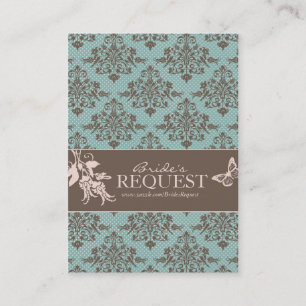 Autumn Damask Business Card