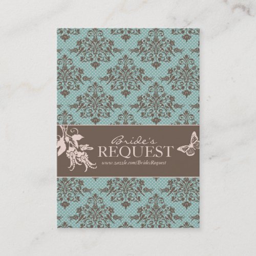 Autumn Damask Business Card