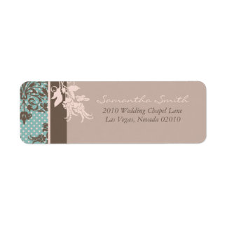 Autumn Damask Return Label B2