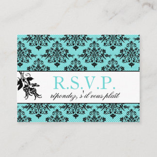 Autumn Damask RSVP Notecard_Tasha Enclosure Card