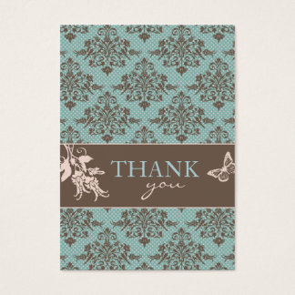 Autumn Damask TY Notecard C2