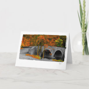 autumn day blank all photography card