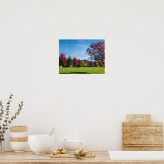 Autumn Day in the Park Poster