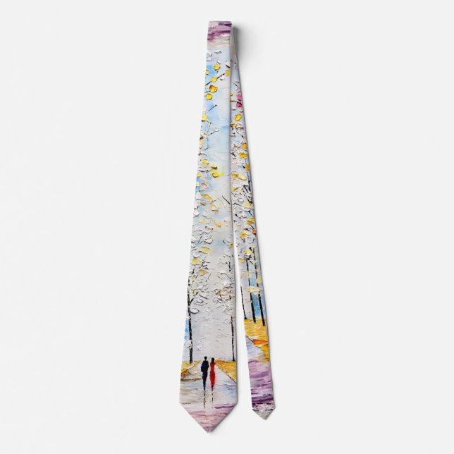 Autumn day neck tie (Front)
