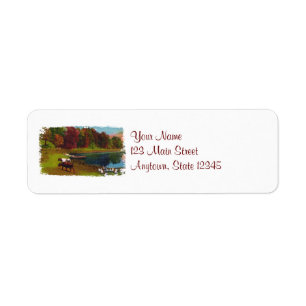Autumn Day Return Address Labels