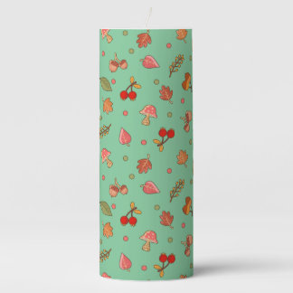 Autumn days pillar candle