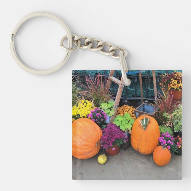 Autumn Decor  Keychain (Front)