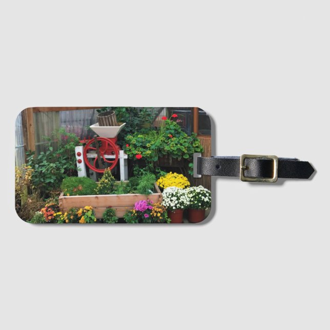 Autumn Decor Luggage Tag (Front Horizontal)