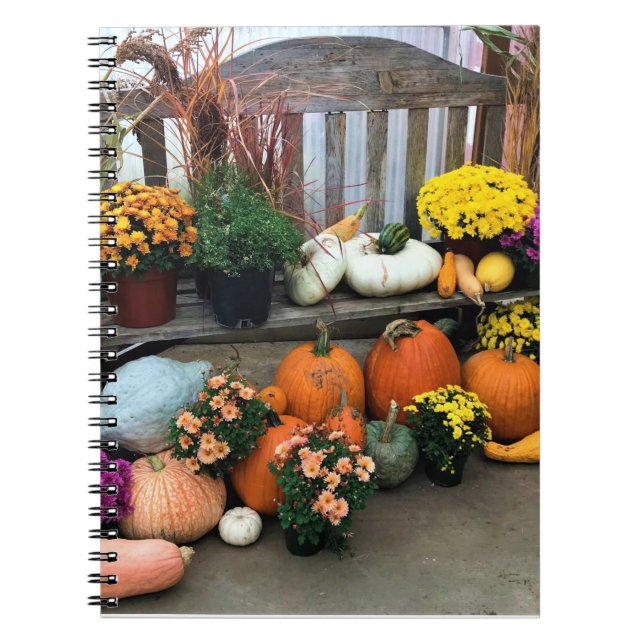 Autumn Decor  Notebook (Front)