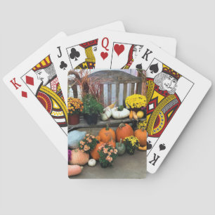 Autumn Decor Poker Cards