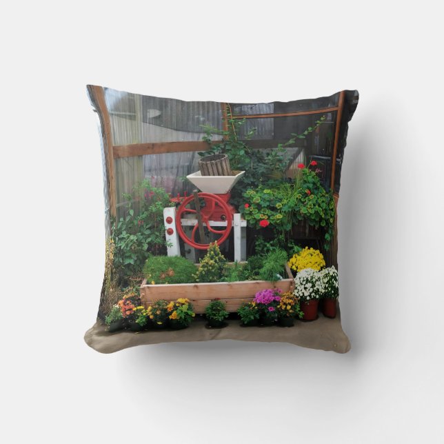 Autumn Decor Throw Pillow (Front)