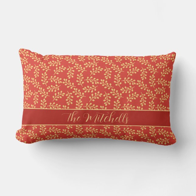 Autumn Decorative  Lumbar Pillow (Front)