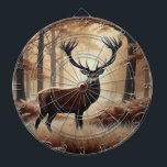Autumn Deer Dartboard<br><div class="desc">autumn deer dartboard</div>