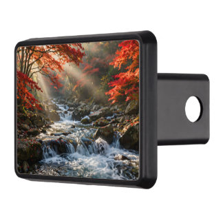 Autumn design for trailer Hitch Cover