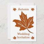 Autumn Design Wedding Invitation