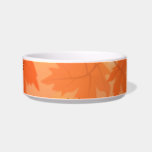 Autumn design with maple leaves and bokeh effect   bowl<br><div class="desc">Maple leaves and bokeh effect on autumn back</div>