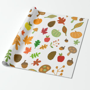 Autumn Design Wrapping Paper
