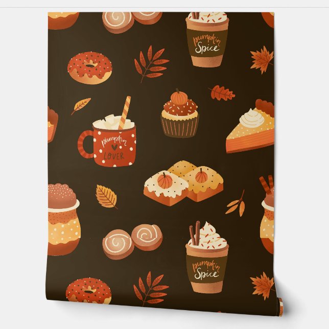 Autumn desserts wallpaper  (Unrolling)