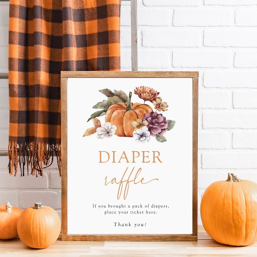 Autumn Diaper Raffle Poster
