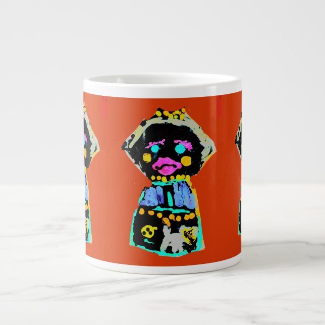 Autumn doll giant coffee mug (Front)