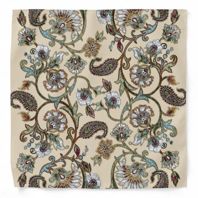 Autumn Dreams Boho Gems Bandana (Front)