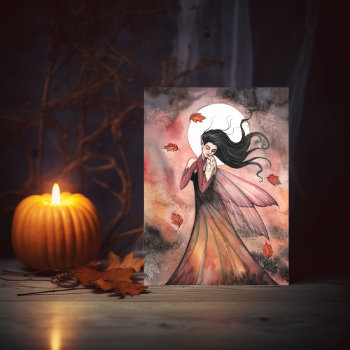 Autumn Dreams Gothic Fairy Fantasy Art by robmolily at Zazzle