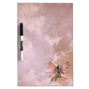 Autumn Drifting Fairy Fantasy Dry Erase Board