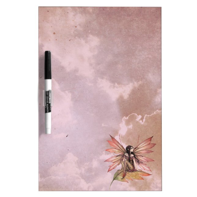 Autumn Drifting Fairy Fantasy Dry Erase Board (Front)