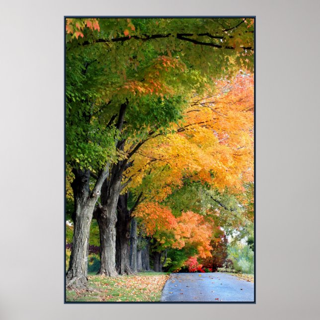 Autumn Drive Poster (Front)