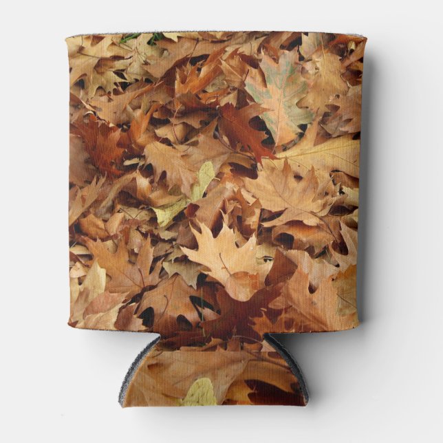 autumn, dry leaves can cooler (Front)