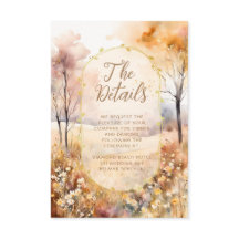 Autumn Earth Tones Floral Rustic Wedding Details