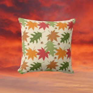Autumn Elegance Throw Pillow