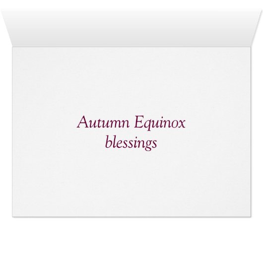 Autumn Equinox (Inside Horizontal (Bottom))