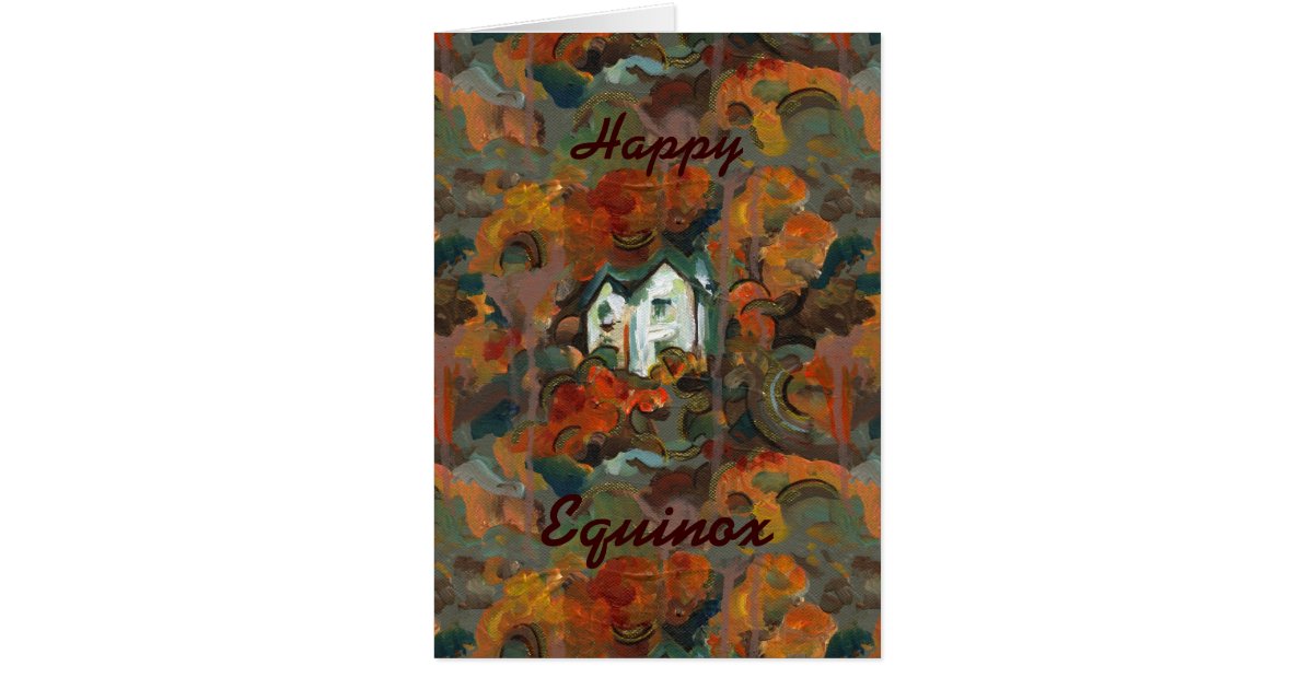 Autumn Equinox card | Zazzle