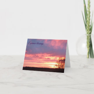 Autumn equinox celebration card